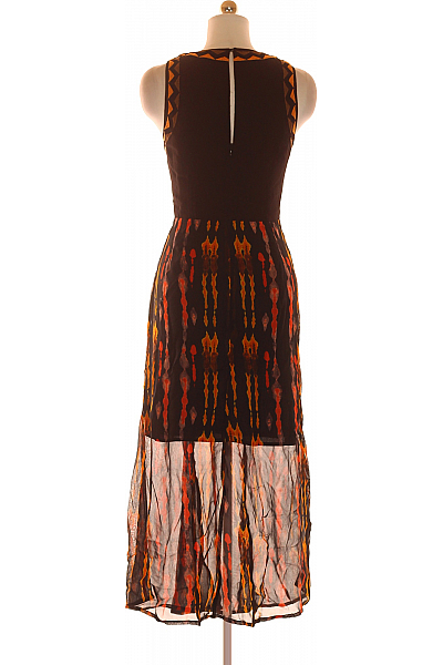  Šaty Z Chiffonu Barevné DESIGUAL Vel.  40