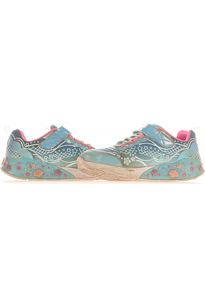 SKECHERS Dětské Dívky Boty Modré Second hand Vel.  35