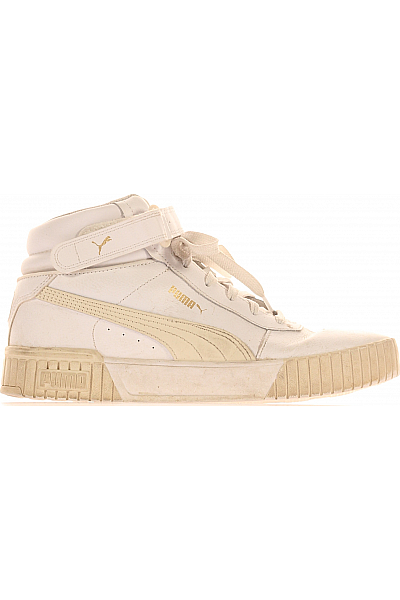 Puma Dámské Boty 385851-10 Kožené Bílé Vel.  41