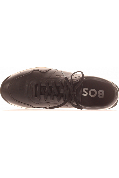 Hugo Boss Pánské Tenisky Kožené Černé Second hand Vel. 42