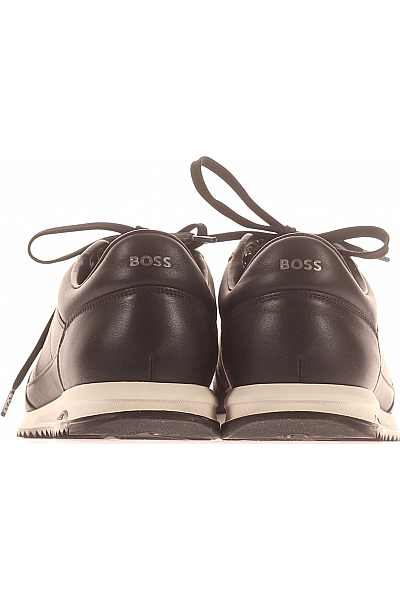Hugo Boss Pánské Tenisky Kožené Černé Second hand Vel. 42