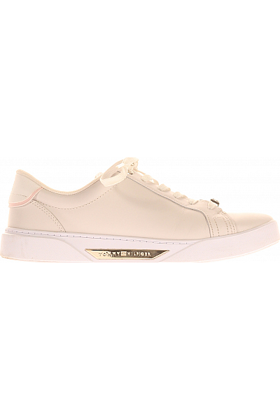 Dámské Tenisky FW0FW07702 Kožené Béžové TOMMY HILFIGER Vel.  40