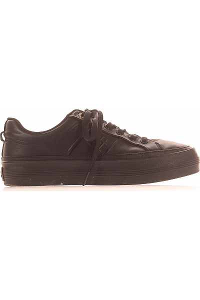 TOMMY HILFIGER Dámské Boty FW0FW07945 Kožené Černé Vel.  39