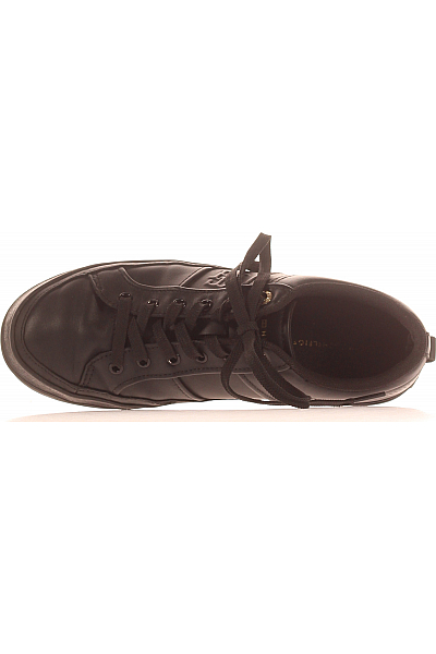 TOMMY HILFIGER Dámské Boty FW0FW07945 Kožené Černé Vel.  39