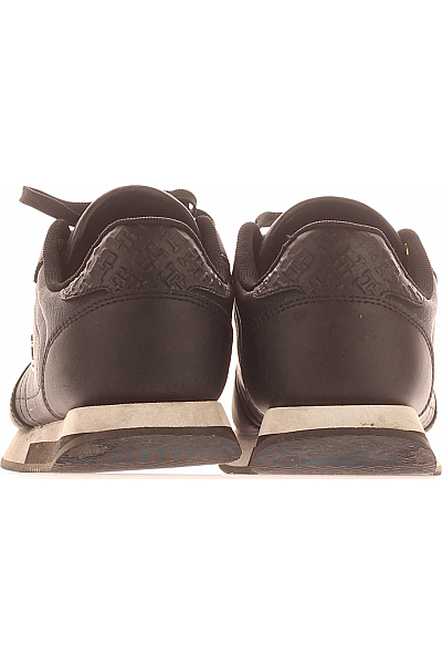 Dámské Boty 1228 1397 Kožené Černé TOMMY HILFIGER Vel. 39