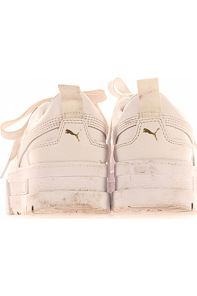 Puma Dámské Boty Kožené Bílé Second hand