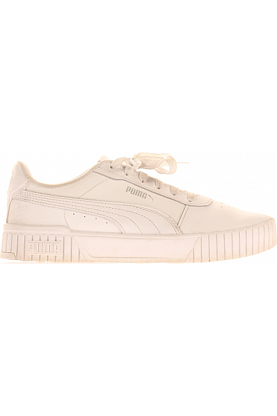 Puma Dámské Tenisky 385849-02 Kožené Bílé Second Hand Vel.  40
