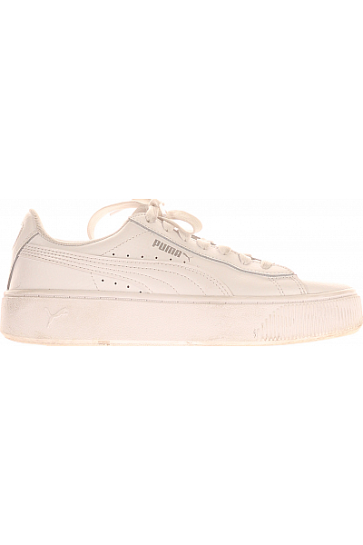 Puma Dámské Boty 369143-02 Kožené Bílé Second Hand Vel.  37