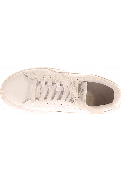Puma Dámské Boty 369143-02 Kožené Bílé Second hand Vel.  37
