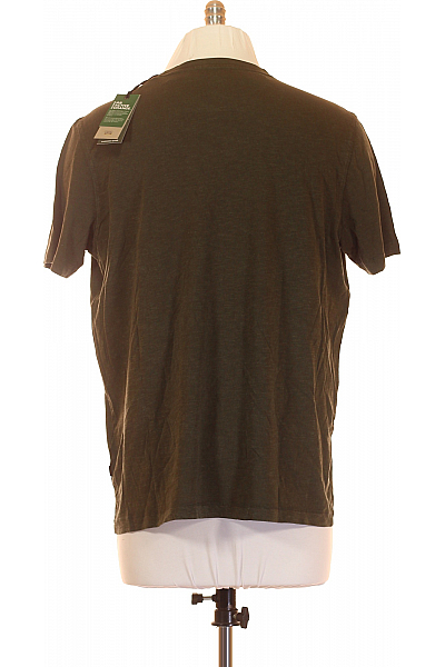 Jednoduché Pánské Tričko Zelené Camel Active