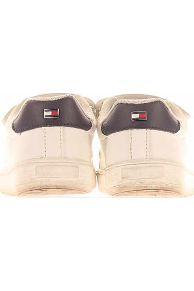 Dětské Chlapci Boty Koženkový Bílý TOMMY HILFIGER Vel.  27