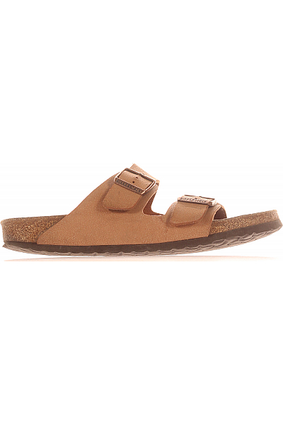 Dámské Pantofle Hnědé Birkenstock Second Hand Vel. 42