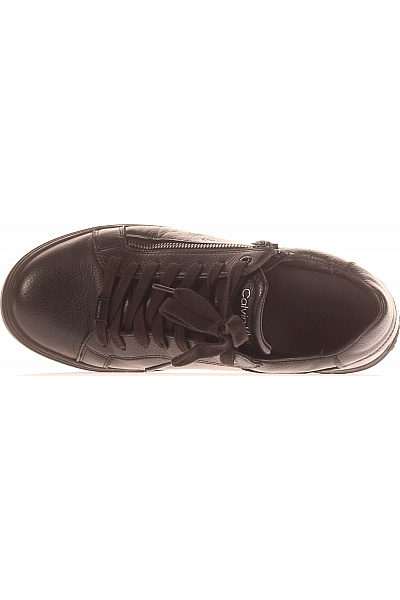 Calvin Klein Pánské Tenisky HM0HM01475 Kožené Černé Vel.  42