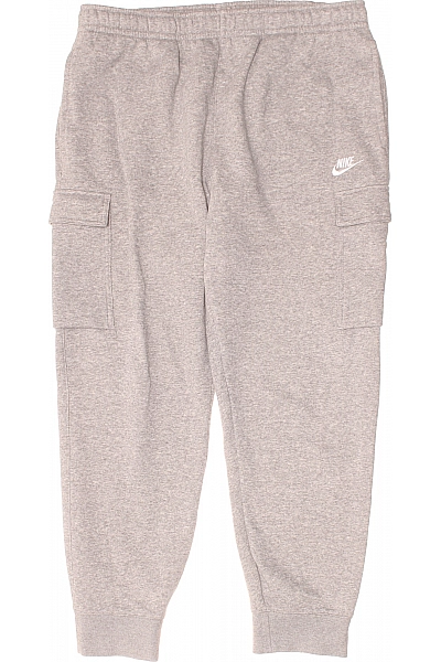 Nike Pánské Tepláky Šedé Vel. XL