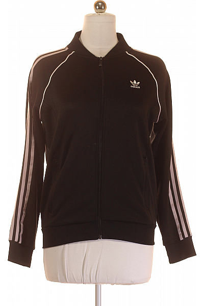 Dámská Mikina Rozepínací Černá ADIDAS