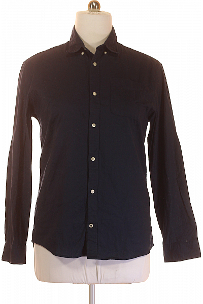 Pánská Košile Jednobarevná Modrá JACK & JONES Vel. L
