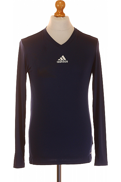 ADIDAS Sportovní Pánské Tričko Modré Vel. M