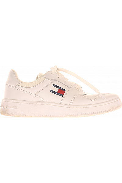 TOMMY HILFIGER Pánské Tenisky 1186 6513 Kožené Bílé Vel. 42