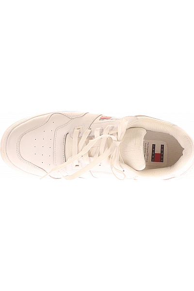 TOMMY HILFIGER Pánské Tenisky 1186 6513 Kožené Bílé Vel. 42