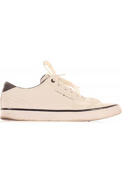 TOMMY HILFIGER Pánské Boty FM0FM05041 Kožené Bílé Vel.  43