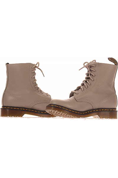 Dr.Martens Dámské Kotníkové Boty Kožené Šedé