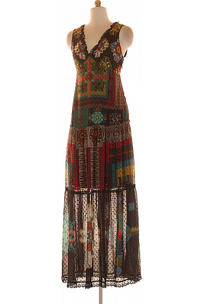 Letní  Šaty Barevné DESIGUAL Vel.  40