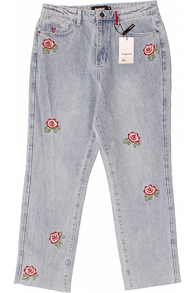 DESIGUAL Dámské Džíny Modré Outlet Vel.  42