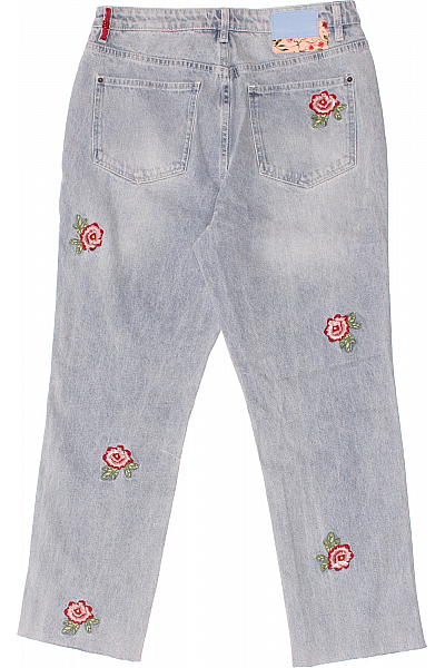 DESIGUAL Dámské Džíny Modré Outlet Vel.  42