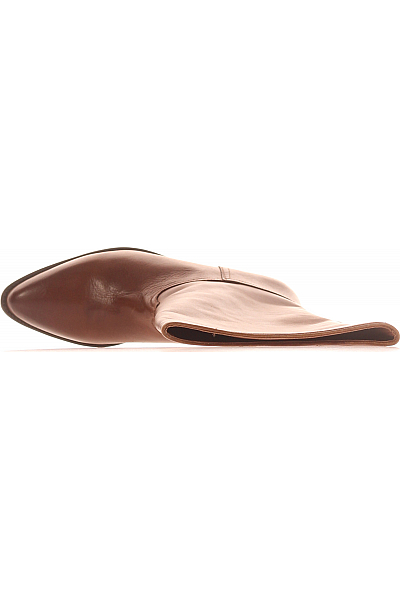 BRONX Dámské Kozačky Kožené Hnědé Vel. 39