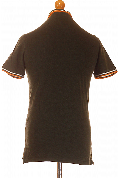 JACK & JONES Pánské Tričko s Límečkem Zelené Vel. M