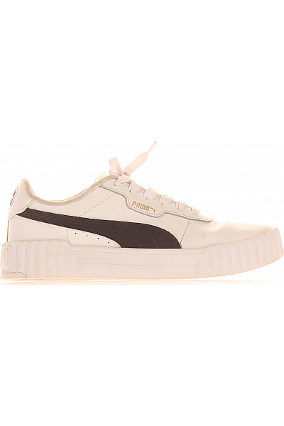 Puma Dámské Boty 400365-03 Kožené Bílé