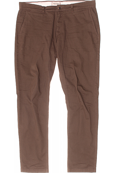 Pánské Kalhoty Hnědé JACK & JONES Second hand Vel. 34/36