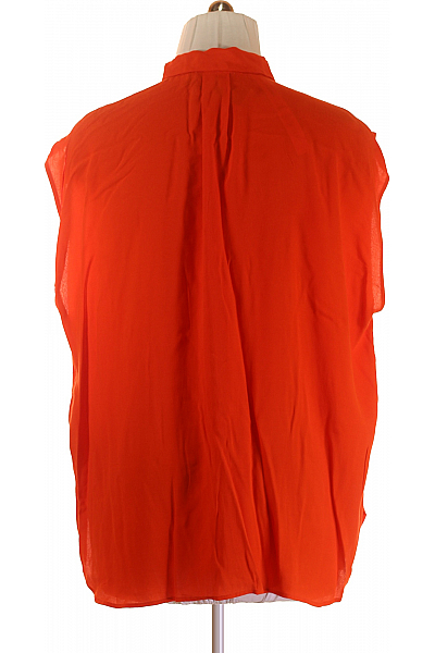 Letní Dámská Košile Oranžová BENETTON Vel. XL
