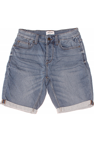 ONLY & SONS Pánské Kraťasy Modré Second Hand Vel. S