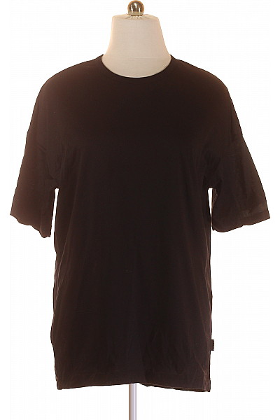 SISLEY Pánské Tričko Černé Second Hand Vel. XL