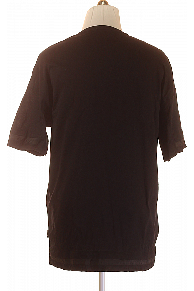 SISLEY Pánské Tričko Černé Second hand Vel. XL