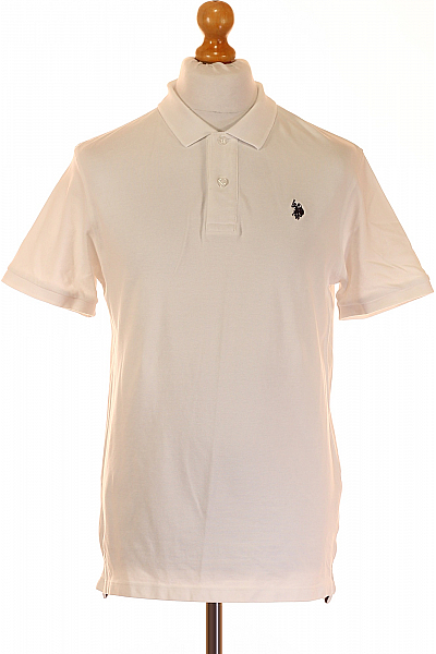 U.S.POLO ASSN. Pánské Tričko Bílé Vel. XL
