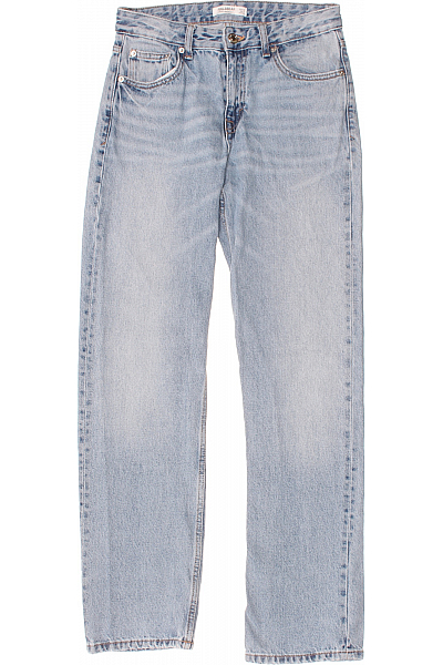 Dámské Džíny Modré PULL&BEAR Vel. 36