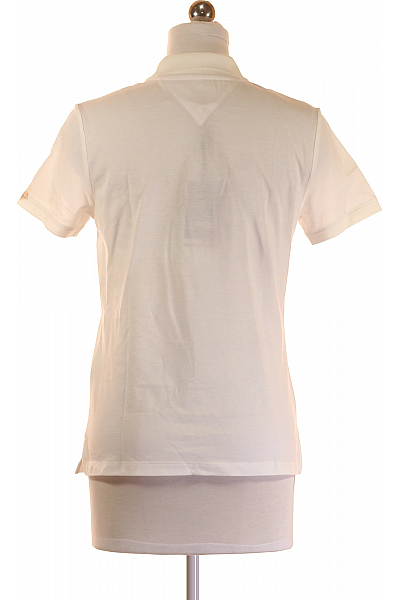 TOMMY HILFIGER Dámské Polo Tričko Bílé Second hand Vel. XS