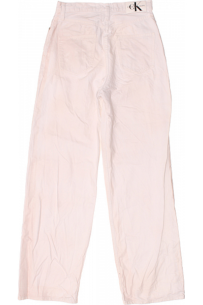 Calvin Klein Dámské Džíny Bílé Vel. 28