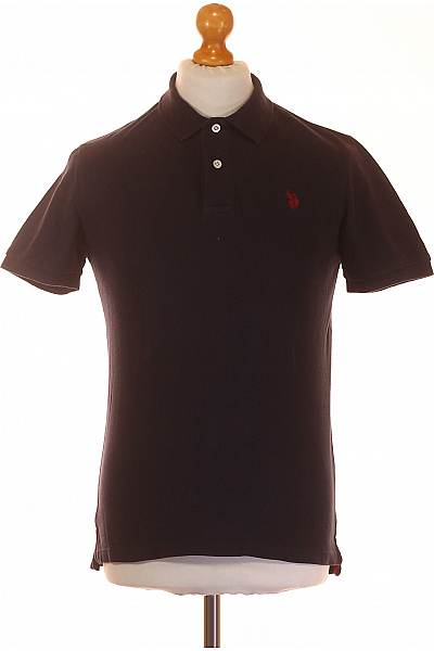 U.S.POLO ASSN. Pánské Tričko Modré Second hand Vel. S