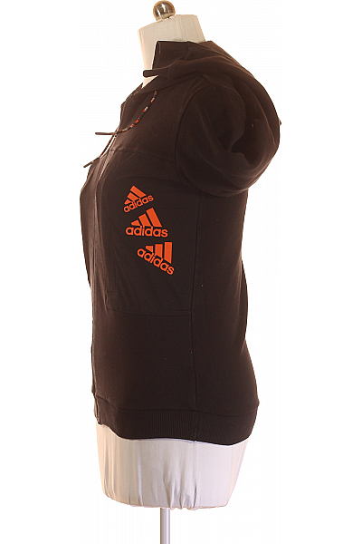 Pánská Mikina Na Zip Černá ADIDAS Second hand Vel. S