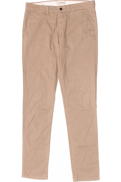 JACK & JONES Pánské Chino Kalhoty Šedé Second Hand Vel. 32/34