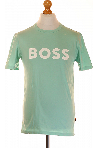 Hugo Boss Pánské Tričko Zelené Vel. S