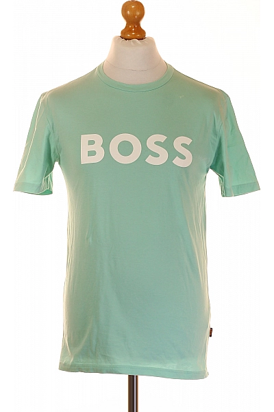 Hugo Boss Pánské Tričko Zelené Vel. S