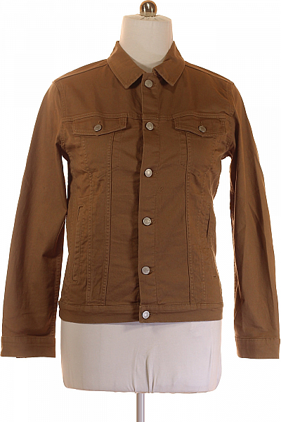 JACK & JONES Džínová Pánská Bunda Kožešinová Hnědá Vel. L
