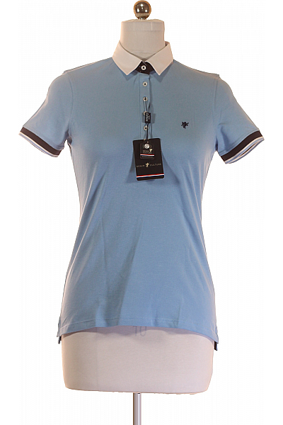 Dámské Polo Tričko Modré Denim Culture Vel.  38