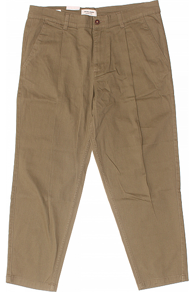 JACK & JONES Pánské Chino Kalhoty Zelené Vel. 34/32