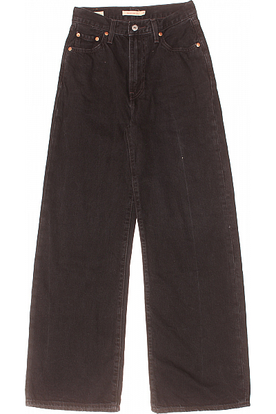 Bootcut Dámské Džíny Černé LEVIS Vel. 26