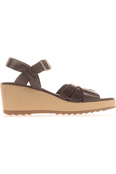 Kickers Dámské Sandály Kožené Černé Vel. 38